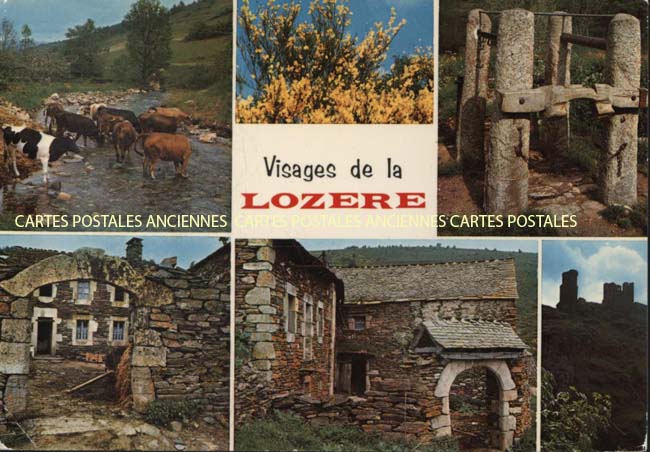 Cartes postales anciennes > CARTES POSTALES > carte postale ancienne > cartes-postales-ancienne.com Occitanie Lozere Sainte Enimie