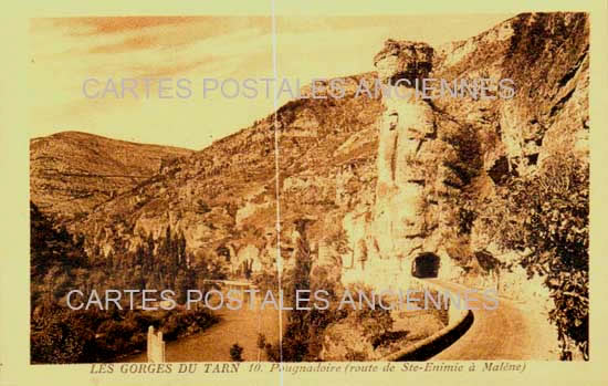 Cartes postales anciennes > CARTES POSTALES > carte postale ancienne > cartes-postales-ancienne.com Occitanie Lozere Sainte Enimie