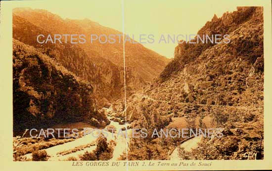 Cartes postales anciennes > CARTES POSTALES > carte postale ancienne > cartes-postales-ancienne.com Occitanie Lozere Sainte Enimie