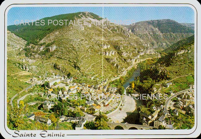 Cartes postales anciennes > CARTES POSTALES > carte postale ancienne > cartes-postales-ancienne.com Occitanie Lozere Sainte Enimie