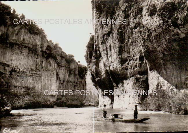 Cartes postales anciennes > CARTES POSTALES > carte postale ancienne > cartes-postales-ancienne.com Occitanie Lozere Sainte Enimie