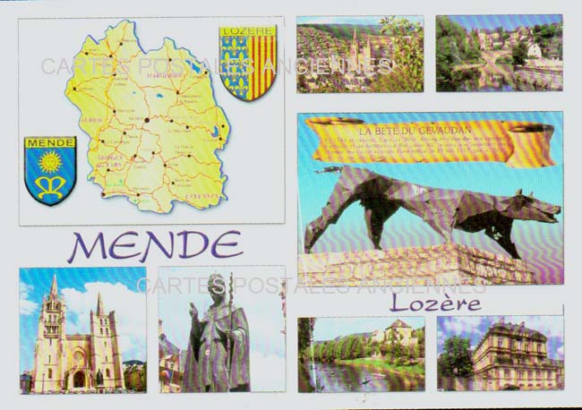 Cartes postales anciennes > CARTES POSTALES > carte postale ancienne > cartes-postales-ancienne.com Occitanie Lozere Mende