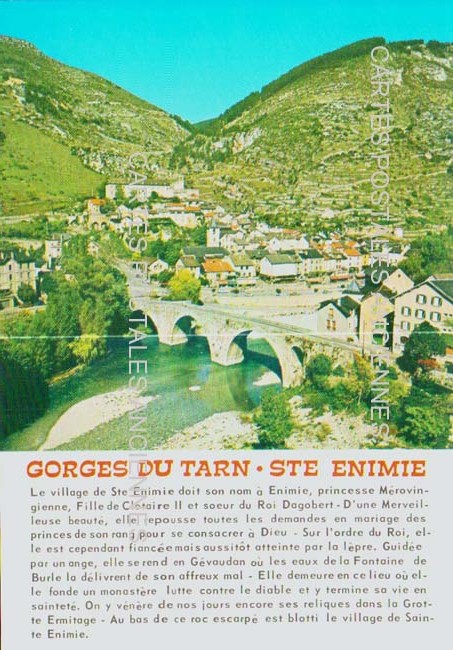 Cartes postales anciennes > CARTES POSTALES > carte postale ancienne > cartes-postales-ancienne.com Occitanie Lozere Sainte Enimie