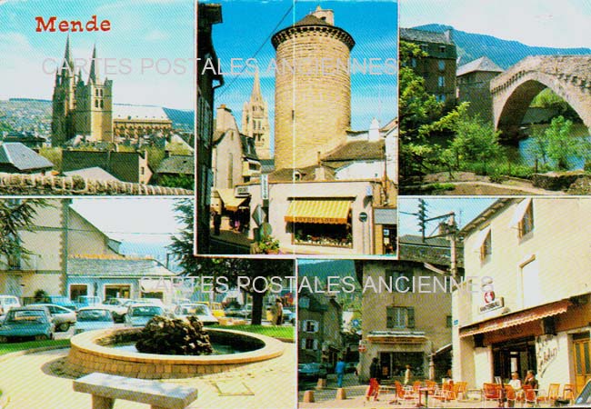 Cartes postales anciennes > CARTES POSTALES > carte postale ancienne > cartes-postales-ancienne.com Occitanie Lozere Mende