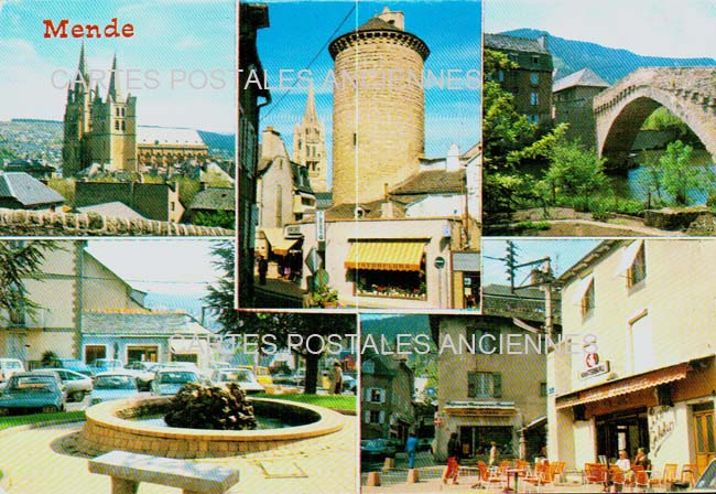 Cartes postales anciennes > CARTES POSTALES > carte postale ancienne > cartes-postales-ancienne.com Occitanie Lozere Mende