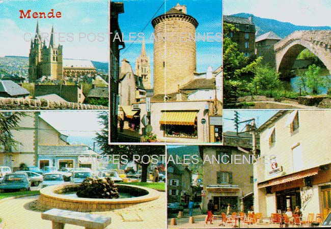 Cartes postales anciennes > CARTES POSTALES > carte postale ancienne > cartes-postales-ancienne.com Occitanie Lozere Mende