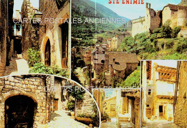 Cartes postales anciennes > CARTES POSTALES > carte postale ancienne > cartes-postales-ancienne.com Occitanie Lozere Sainte Enimie