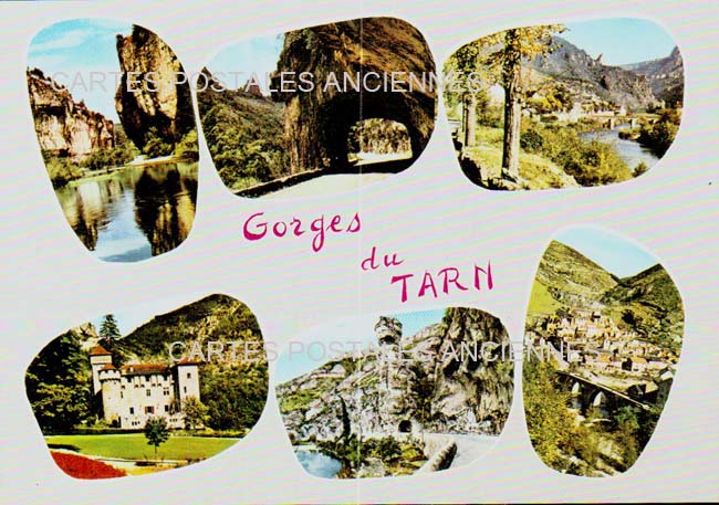 Cartes postales anciennes > CARTES POSTALES > carte postale ancienne > cartes-postales-ancienne.com Occitanie Lozere Sainte Enimie