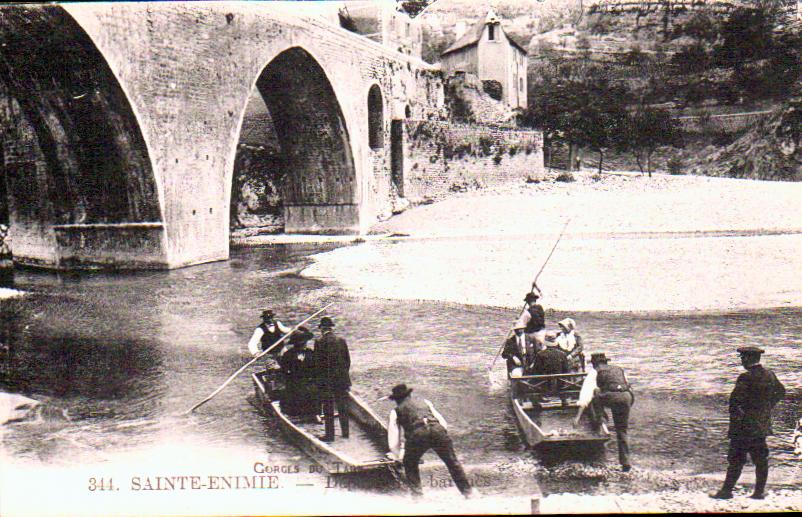 Cartes postales anciennes > CARTES POSTALES > carte postale ancienne > cartes-postales-ancienne.com Occitanie Lozere Sainte Enimie