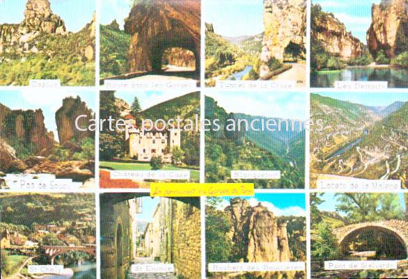 Cartes postales anciennes > CARTES POSTALES > carte postale ancienne > cartes-postales-ancienne.com Occitanie Sainte Enimie