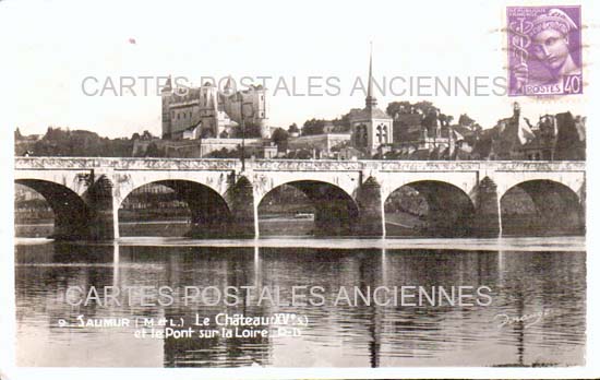 Cartes postales anciennes > CARTES POSTALES > carte postale ancienne > cartes-postales-ancienne.com Pays de la loire Maine et loire Saumur