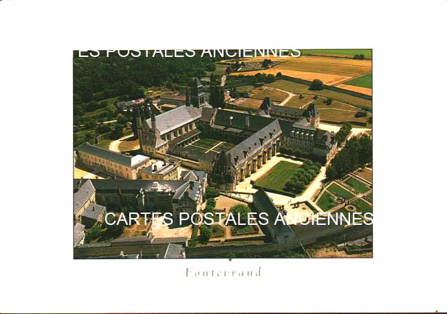 Cartes postales anciennes > CARTES POSTALES > carte postale ancienne > cartes-postales-ancienne.com Pays de la loire Maine et loire Fontevraud-l'Abbaye