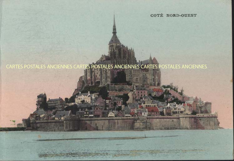 Cartes postales anciennes > CARTES POSTALES > carte postale ancienne > cartes-postales-ancienne.com Normandie Le Mont Saint Michel