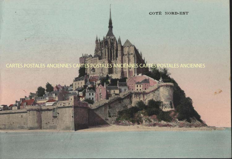 Cartes postales anciennes > CARTES POSTALES > carte postale ancienne > cartes-postales-ancienne.com Normandie Le Mont Saint Michel