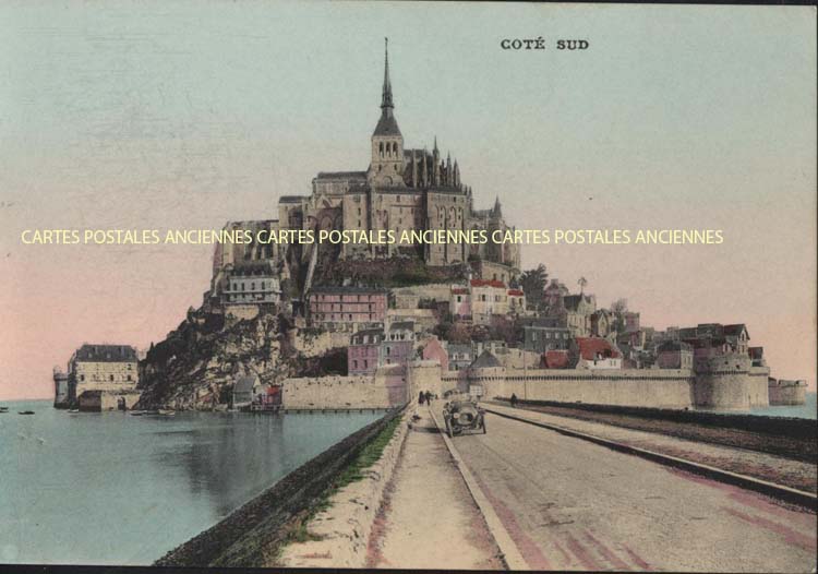 Cartes postales anciennes > CARTES POSTALES > carte postale ancienne > cartes-postales-ancienne.com Normandie Le Mont Saint Michel