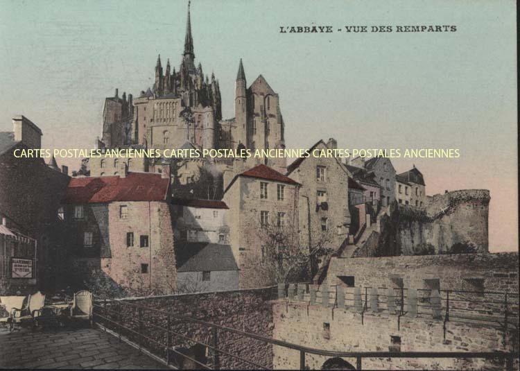 Cartes postales anciennes > CARTES POSTALES > carte postale ancienne > cartes-postales-ancienne.com Normandie Le Mont Saint Michel