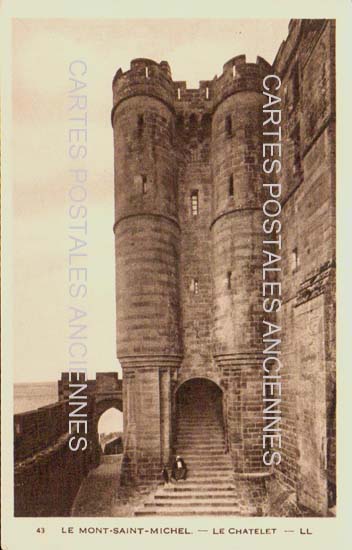 Cartes postales anciennes > CARTES POSTALES > carte postale ancienne > cartes-postales-ancienne.com Normandie Le Mont Saint Michel