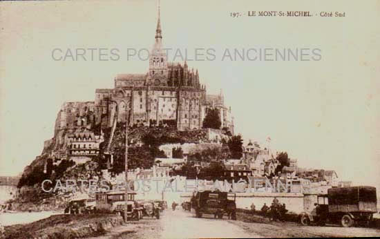 Cartes postales anciennes > CARTES POSTALES > carte postale ancienne > cartes-postales-ancienne.com Normandie Le Mont Saint Michel