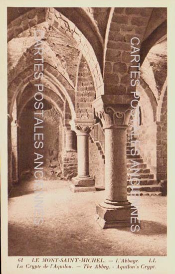 Cartes postales anciennes > CARTES POSTALES > carte postale ancienne > cartes-postales-ancienne.com Normandie Le Mont Saint Michel