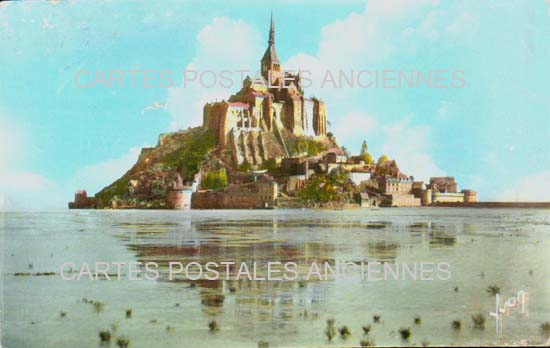 Cartes postales anciennes > CARTES POSTALES > carte postale ancienne > cartes-postales-ancienne.com Normandie Le Mont Saint Michel