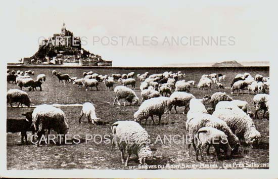 Cartes postales anciennes > CARTES POSTALES > carte postale ancienne > cartes-postales-ancienne.com Normandie Le Mont Saint Michel