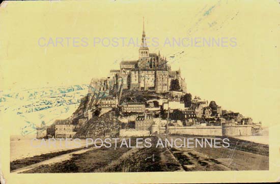 Cartes postales anciennes > CARTES POSTALES > carte postale ancienne > cartes-postales-ancienne.com Normandie Le Mont Saint Michel