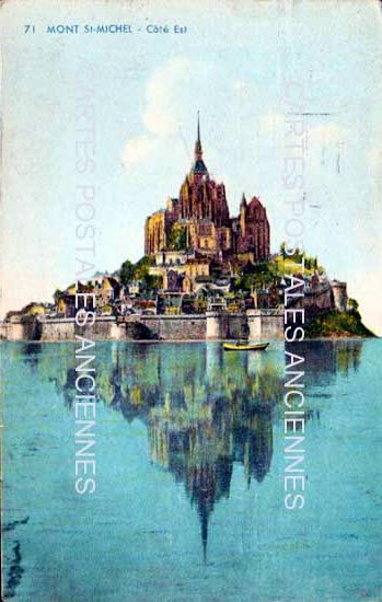 Cartes postales anciennes > CARTES POSTALES > carte postale ancienne > cartes-postales-ancienne.com Normandie Le Mont Saint Michel