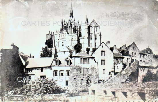 Cartes postales anciennes > CARTES POSTALES > carte postale ancienne > cartes-postales-ancienne.com Normandie Le Mont Saint Michel