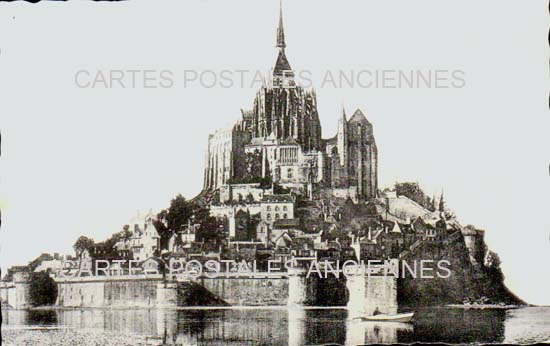 Cartes postales anciennes > CARTES POSTALES > carte postale ancienne > cartes-postales-ancienne.com Normandie Le Mont Saint Michel