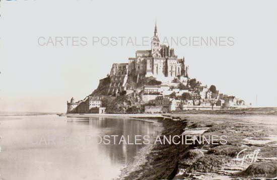 Cartes postales anciennes > CARTES POSTALES > carte postale ancienne > cartes-postales-ancienne.com Normandie Le Mont Saint Michel