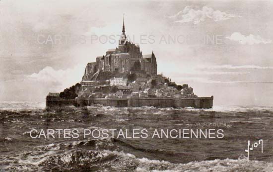 Cartes postales anciennes > CARTES POSTALES > carte postale ancienne > cartes-postales-ancienne.com Normandie Le Mont Saint Michel