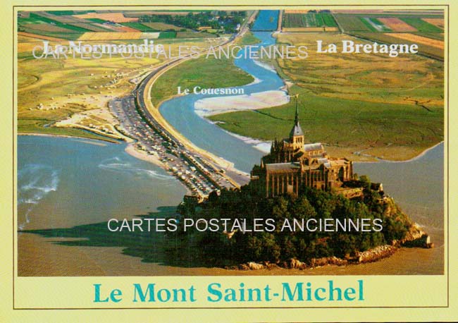 Cartes postales anciennes > CARTES POSTALES > carte postale ancienne > cartes-postales-ancienne.com Normandie Le Mont Saint Michel