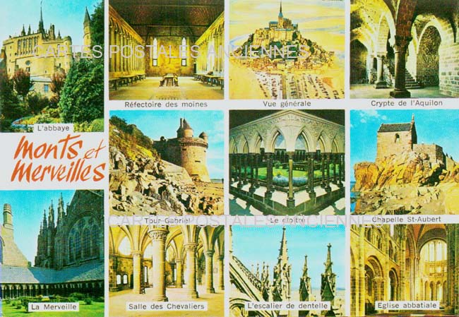 Cartes postales anciennes > CARTES POSTALES > carte postale ancienne > cartes-postales-ancienne.com Normandie Le Mont Saint Michel