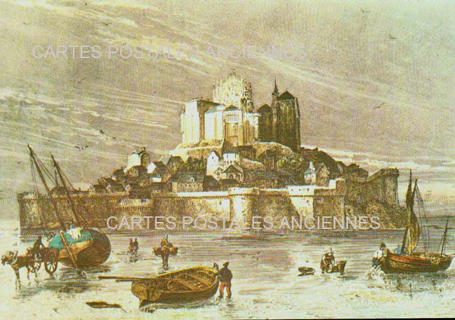 Cartes postales anciennes > CARTES POSTALES > carte postale ancienne > cartes-postales-ancienne.com Normandie Le Mont Saint Michel