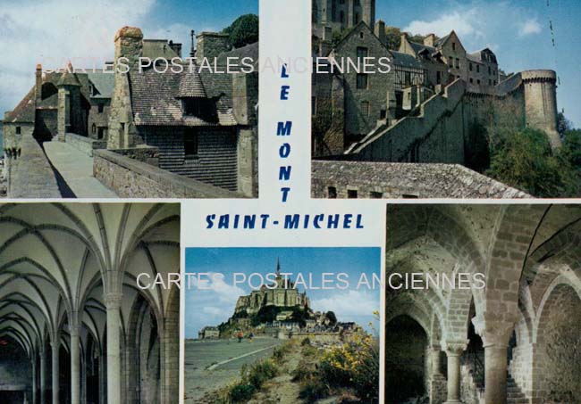 Cartes postales anciennes > CARTES POSTALES > carte postale ancienne > cartes-postales-ancienne.com Normandie Le Mont Saint Michel