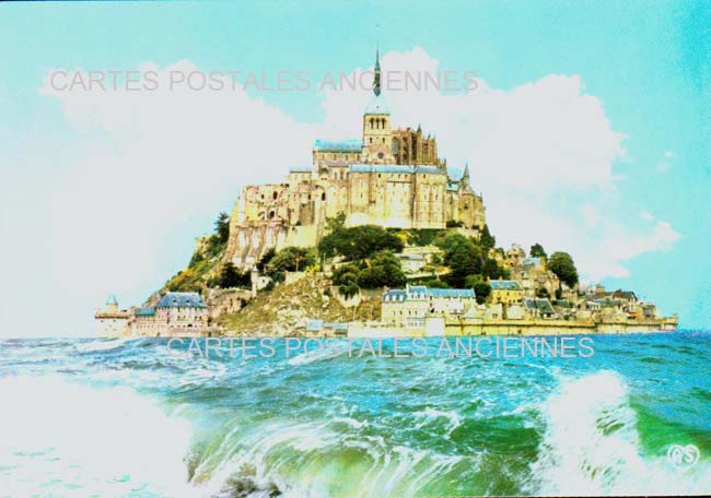 Cartes postales anciennes > CARTES POSTALES > carte postale ancienne > cartes-postales-ancienne.com Normandie Le Mont Saint Michel