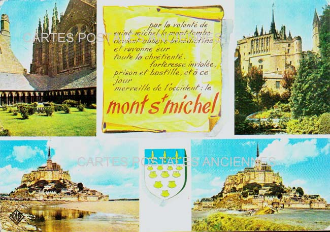 Cartes postales anciennes > CARTES POSTALES > carte postale ancienne > cartes-postales-ancienne.com Normandie Le Mont Saint Michel