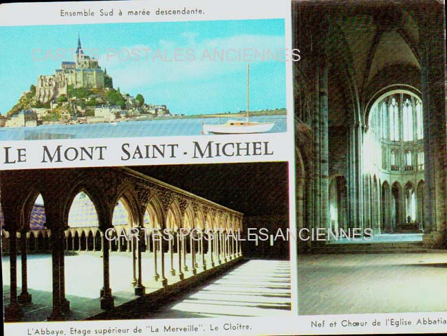 Cartes postales anciennes > CARTES POSTALES > carte postale ancienne > cartes-postales-ancienne.com Normandie Le Mont Saint Michel