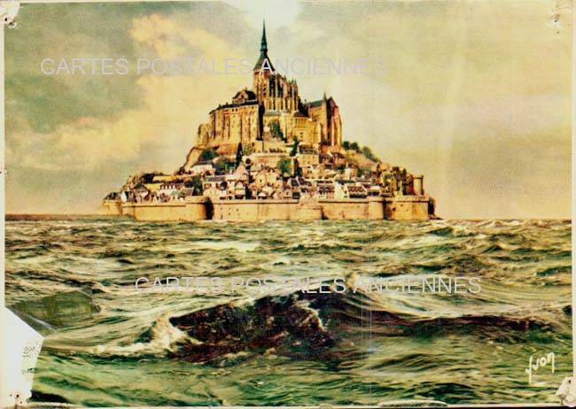 Cartes postales anciennes > CARTES POSTALES > carte postale ancienne > cartes-postales-ancienne.com Normandie Le Mont Saint Michel