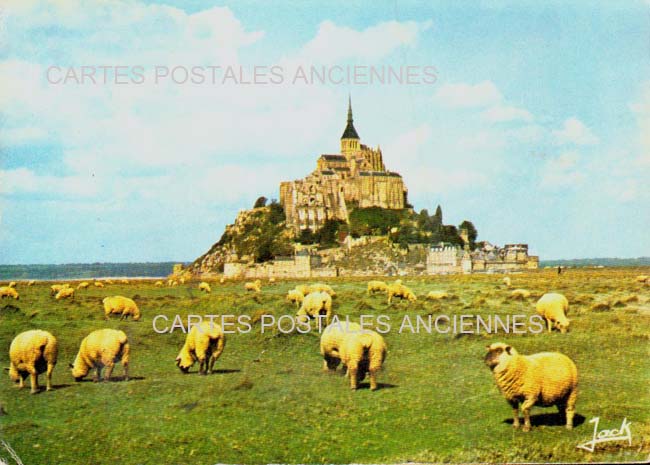 Cartes postales anciennes > CARTES POSTALES > carte postale ancienne > cartes-postales-ancienne.com Normandie Le Mont Saint Michel