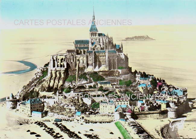 Cartes postales anciennes > CARTES POSTALES > carte postale ancienne > cartes-postales-ancienne.com Normandie Le Mont Saint Michel