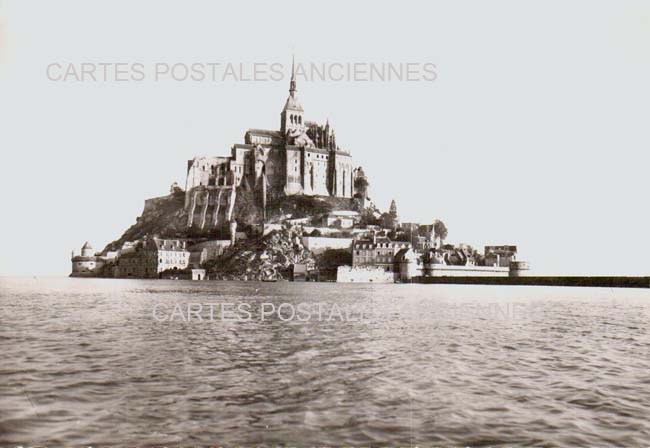 Cartes postales anciennes > CARTES POSTALES > carte postale ancienne > cartes-postales-ancienne.com Normandie Le Mont Saint Michel