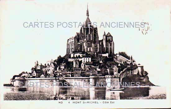 Cartes postales anciennes > CARTES POSTALES > carte postale ancienne > cartes-postales-ancienne.com Normandie Le Mont Saint Michel