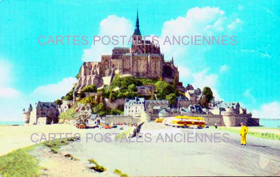 Cartes postales anciennes > CARTES POSTALES > carte postale ancienne > cartes-postales-ancienne.com Normandie Le Mont Saint Michel