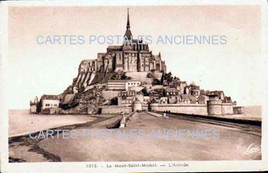 Cartes postales anciennes > CARTES POSTALES > carte postale ancienne > cartes-postales-ancienne.com Normandie Le Mont Saint Michel