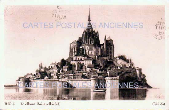 Cartes postales anciennes > CARTES POSTALES > carte postale ancienne > cartes-postales-ancienne.com Normandie Le Mont Saint Michel