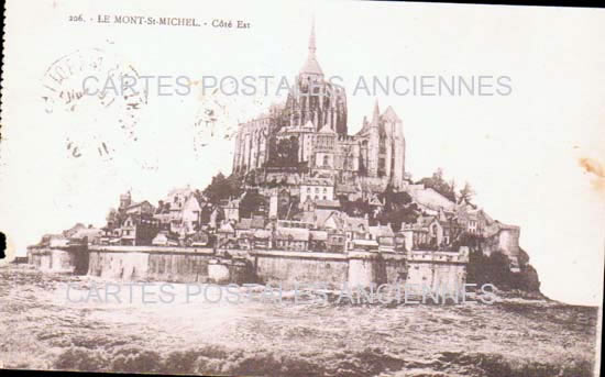 Cartes postales anciennes > CARTES POSTALES > carte postale ancienne > cartes-postales-ancienne.com Normandie Le Mont Saint Michel