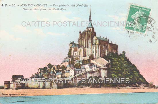 Cartes postales anciennes > CARTES POSTALES > carte postale ancienne > cartes-postales-ancienne.com Normandie Le Mont Saint Michel