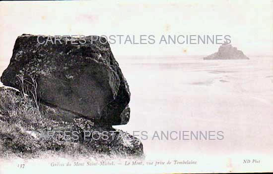 Cartes postales anciennes > CARTES POSTALES > carte postale ancienne > cartes-postales-ancienne.com Normandie Le Mont Saint Michel