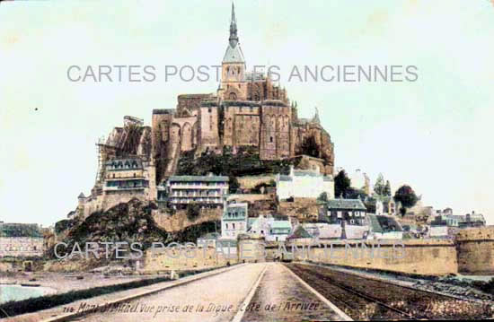 Cartes postales anciennes > CARTES POSTALES > carte postale ancienne > cartes-postales-ancienne.com Normandie Le Mont Saint Michel